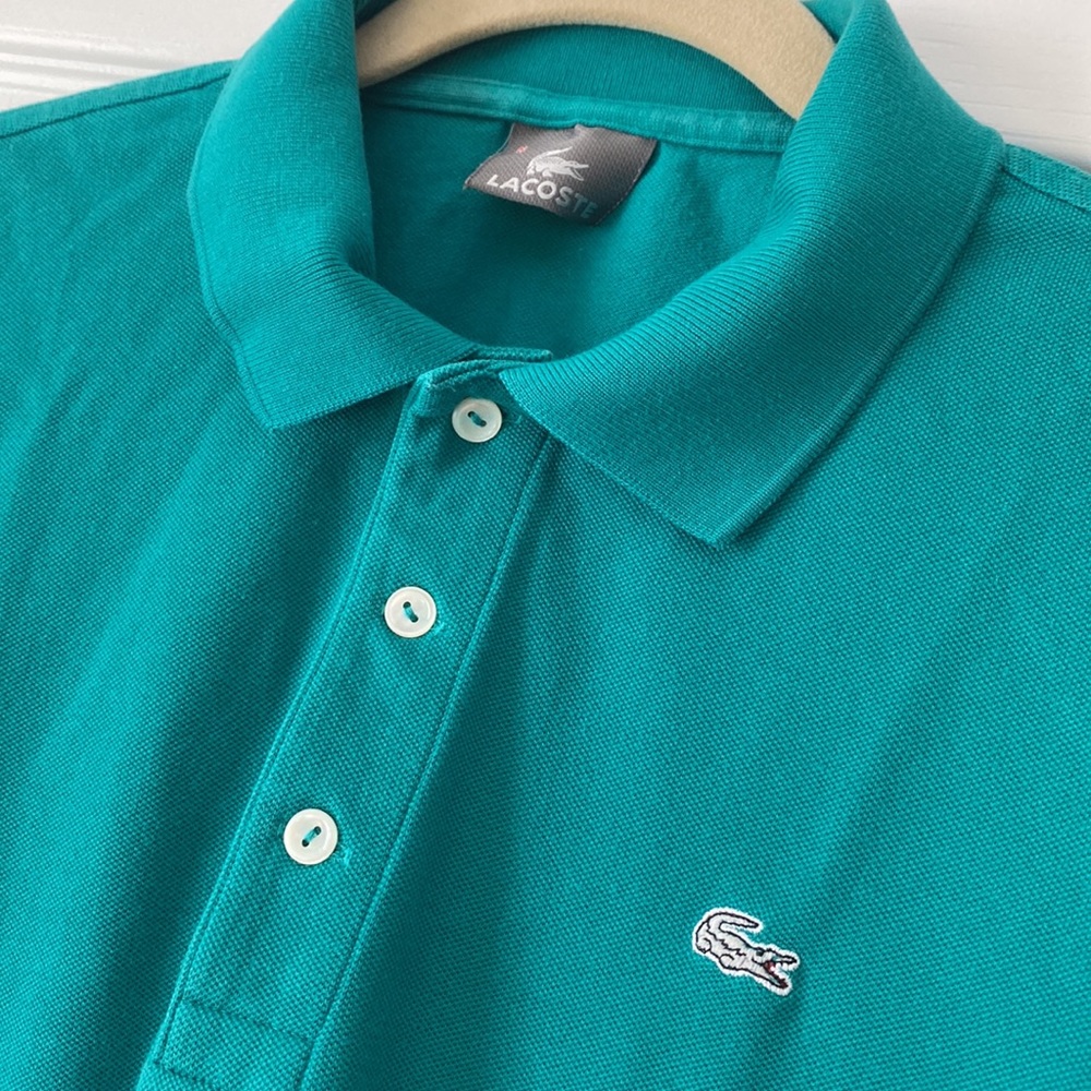 Lacoste Men’s Polo Shirt - Green - Picture 4 of 9